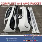 W176 FACELIFT A45 AMG VOORBUMPER + ACHTERBUMPER + ZIJSKIRTS, Gebruikt, Mercedes-Benz, Ophalen of Verzenden, Bumper