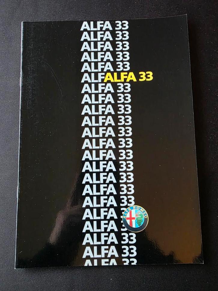 Brochure de l'Alfa Romeo 33, Livres, Autos | Brochures & Magazines, Alfa Romeo, Enlèvement ou Envoi