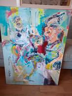 Ruiter en schildknaap, Antiquités & Art, Art | Peinture | Moderne, Enlèvement