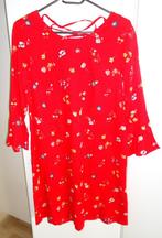 Knap rood jurkje met bloemen 38, Kleding | Dames, Jurken, Ophalen of Verzenden, Rood