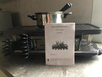 combi raclette-grill-fondue beschikbaar voor biedingen