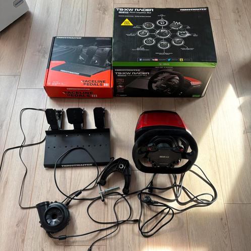 Thrustmaster TS XW + Raceline Pedals 3, Computers en Software, Joysticks, Zo goed als nieuw, Ophalen of Verzenden