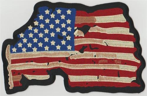 USA vlag stoffen opstrijk patch embleem #2, Motos, Accessoires | Autocollants, Envoi