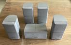 Bose dubbele surround cube speakers zilver, Comme neuf, Autres marques, Système 5.1, 70 watts ou plus