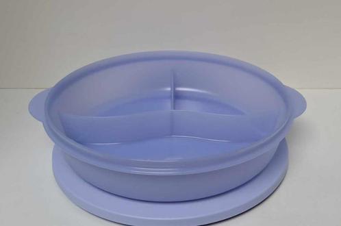 Tupperware™ « Crystalwave Gecompartimenteerde Bord » paars, Huis en Inrichting, Keuken | Tupperware, Nieuw, Bus of Trommel, Paars