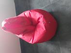 Pouf poire rouge, Maison & Meubles, Sièges-poires, Enlèvement, Comme neuf, Pouf