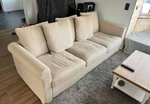 Zetel, Huis en Inrichting, Zetels | Zetels, Zo goed als nieuw, Rechte bank, Driepersoons, 200 tot 250 cm, 75 tot 100 cm, Stof