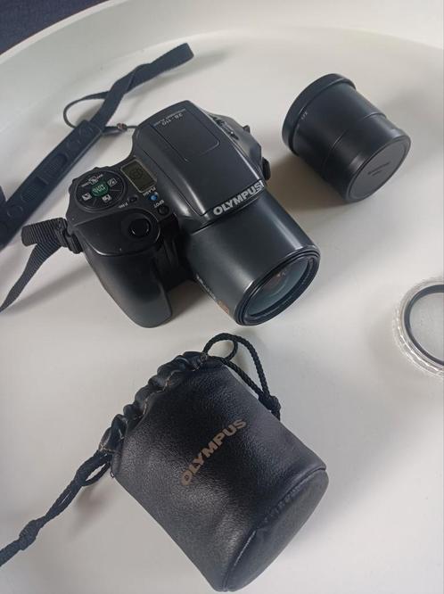 Autofocus spiegelreflex-camera Olympus met bijhorende lens, Audio, Tv en Foto, Fotocamera's Analoog, Gebruikt, Spiegelreflex, Olympus