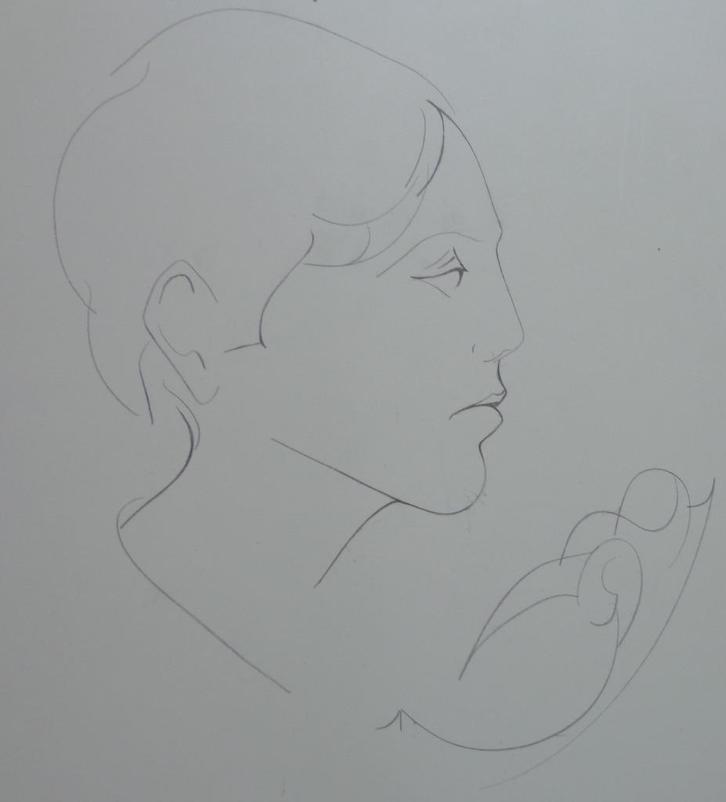 CHARLES DELPORTE / JONGENSPORTRET / ORIGINEEL / 39x39cm SIG, Antiek en Kunst, Kunst | Schilderijen | Modern, Ophalen of Verzenden
