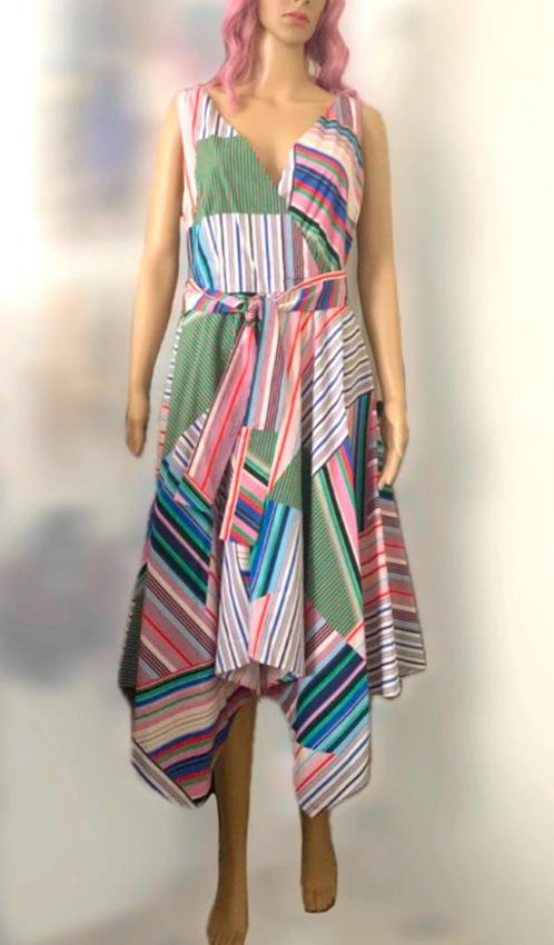 Beautiful cotton boho dress Esprit (S/M) NEW, Kleding | Dames, Jurken, Nieuw, Maat 38/40 (M), Roze, Onder de knie, Ophalen of Verzenden