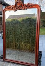 Spiegel groot met moulure in plaaster, Antiek en Kunst, Ophalen