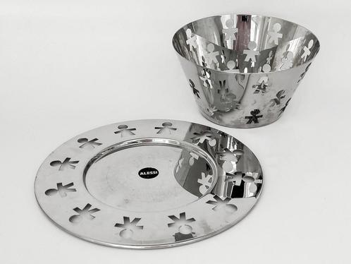 Alessi Girotondo, Huis en Inrichting, Woonaccessoires | Schalen en Manden, Gebruikt, Rond, Overige materialen, Verzenden