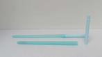 Tupperware™ « Paille Réutilisable Éco » x 2 - bleu clair, Envoi, Neuf, Bleu, Autres types