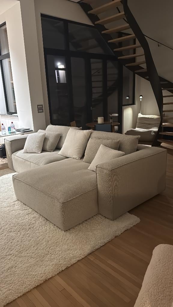 Modulaire designzetel Juntoo - nieuw, Maison & Meubles, Canapés | Salons, Banc droit, Enlèvement, Tijdloos, Tissus