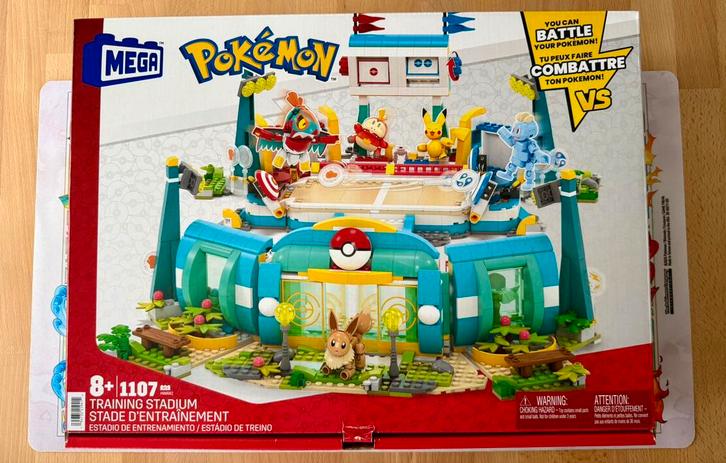 MEGA Pokémon Trainingstadion, Kinderen en Baby's, Speelgoed | Bouwstenen, Zo goed als nieuw, Ophalen of Verzenden