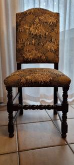 6 mooie antieke stoelen met jacht patroon, Antiek en Kunst, Ophalen of Verzenden