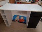 Bureau gelakt wit, Huis en Inrichting, Ophalen, Zo goed als nieuw, Bureau