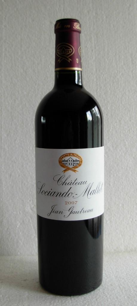 CHÂTEAU SOCIANDO-MALLET 2007 - HAUT- MEDOC, Collections, Vins, Neuf, Vin rouge, France, Pleine, Enlèvement ou Envoi