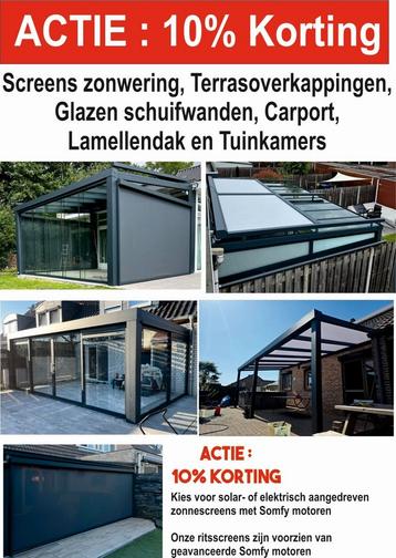 Wilt u ook een Screens zonwering met zonne-ener beschikbaar voor biedingen