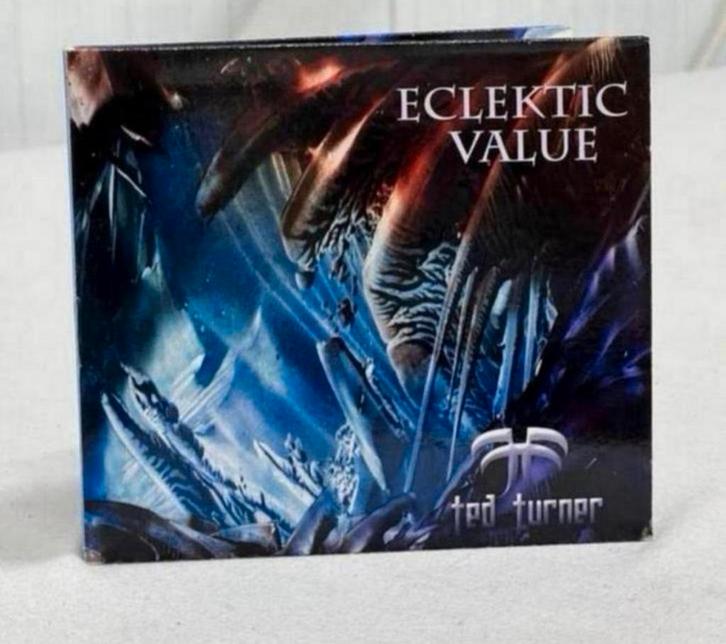 Ted Turner – Eclektic Value zeldzame rock CD book + boekje, Cd's en Dvd's, Cd's | Hardrock en Metal, Zo goed als nieuw, Ophalen of Verzenden
