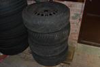 Jantes + pneus hiver vw touran, Band(en), 15 inch, Gebruikt, Ophalen of Verzenden