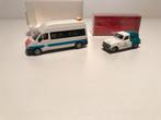 HERPA / RIETZE - BELGACOM - RENAULT 4L + FORD TRANSIT - 1:87, Envoi, Neuf, Bus ou Camion, Herpa