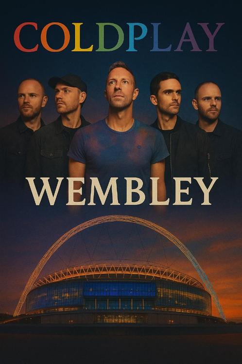 4x Coldplay - Wembley - 08-09-2025, Tickets en Kaartjes, Concerten | Pop, Drie personen of meer, September