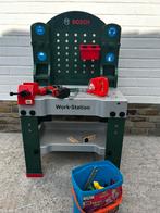Bosch werkbank + werkmateriaal, Ophalen, Zo goed als nieuw