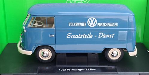 vw combi T1 VW & Porsche Ersatzteile Dienst 1:18ème, Hobby en Vrije tijd, Modelauto's | 1:18, Nieuw, Auto, Welly, Ophalen of Verzenden