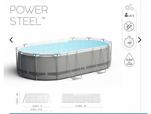 Bestway Power Steel 549 op 274 hoogte 122, Tuin en Terras, Zwembaden, Gebruikt, Opzetzwembad, 120 cm of meer, 400 cm of meer, 200 tot 300 cm