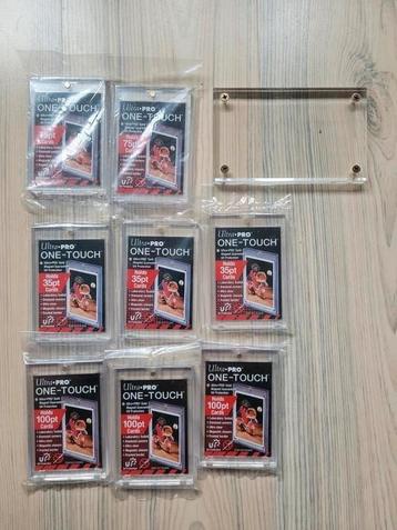 Ultra-Pro One-Touch trading card holder. 8 stuks. beschikbaar voor biedingen