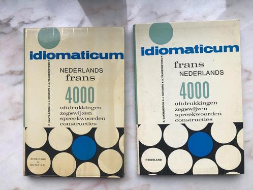 Idiomaticum Ned/Frans - Frans/Ned. - 2 boeken, Boeken, Studieboeken en Cursussen, Zo goed als nieuw, Ophalen