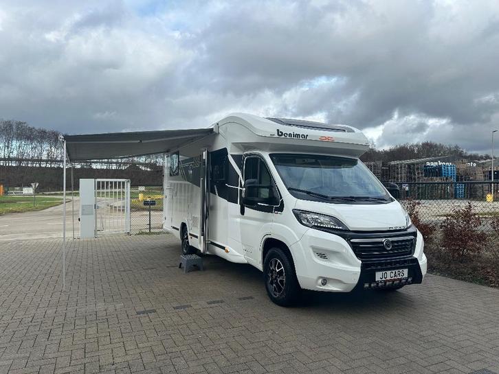 BENIMAR MILEO 268/Fiat 2.3 140 pk/Alle Luxe/24000 KM/ Nieuw/, Caravans en Kamperen, Mobilhomes, Bedrijf, tot en met 5, Half-integraal
