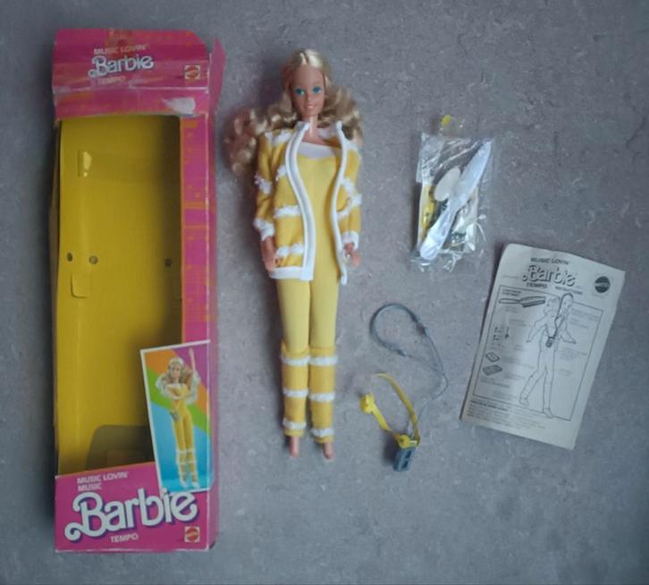 Vintage Music Lovin Barbie en Skipper 1985, Verzamelen, Poppetjes en Figuurtjes, Zo goed als nieuw, Ophalen of Verzenden