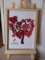 Nieuw natuurlijk houten frame met een hartboom, Ophalen of Verzenden, Nieuw, Hout