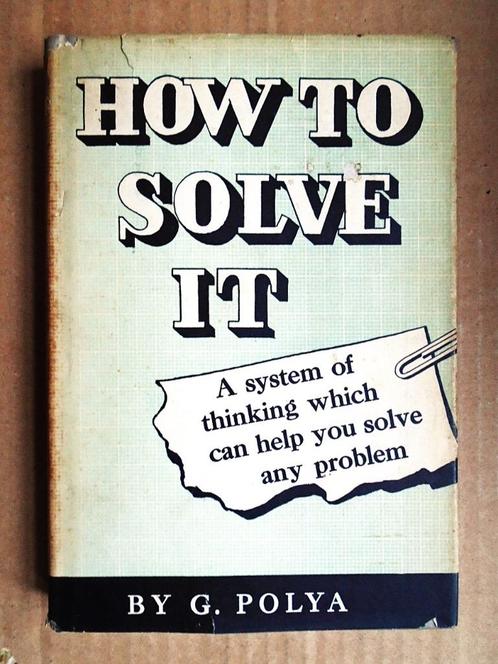 How to solve it: A New Aspect of Mathematical Method - 1946, Boeken, Studieboeken en Cursussen, Gelezen, Hoger Onderwijs, Verzenden