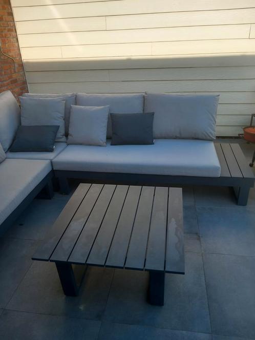 Loungeset, Tuin en Terras, Tuinsets en Loungesets, Zo goed als nieuw, Loungeset, Textileen, Ophalen of Verzenden