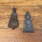 2 Zeer oude Franse gordijngewichten, Antiquités & Art, Curiosités & Brocante, Enlèvement