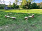 5 exclusieve robinia kampvuur banken, Ophalen, Nieuw, Hout