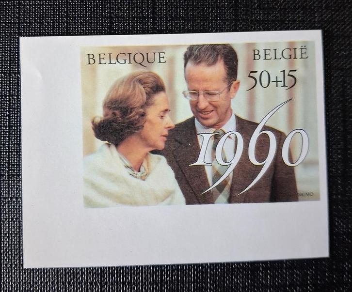 België OBP 2396 ongetand + nummer  1990, Verzamelen, Koningshuis en Royalty, Nieuw, Ophalen of Verzenden