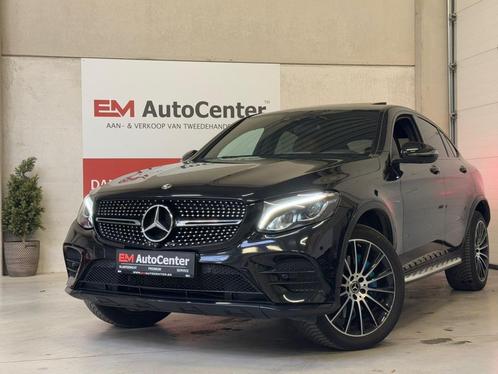 Mercedes GLC350e Coupe PHEV AMG Burmester-LED-HUD-360CAM-BTW, Auto's, Mercedes-Benz, Bedrijf, Te koop, GLC, 360° camera, Achteruitrijcamera