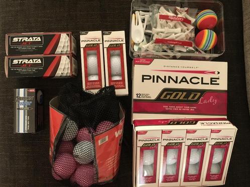 golfballen en tees, Sport en Fitness, Golf, Zo goed als nieuw, Bal(len), Ophalen