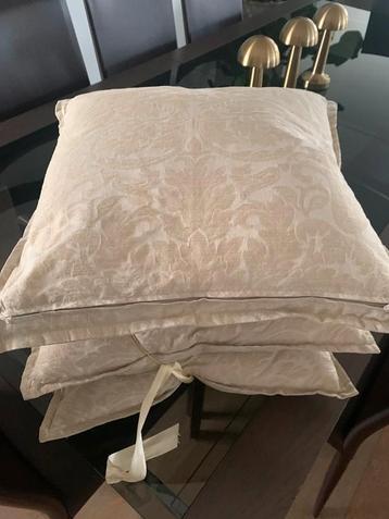 Coussins Bouchara beige/écru 40x40  beschikbaar voor biedingen