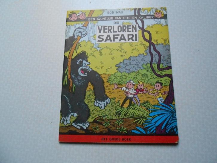 Pits en kaliber 10 de verloren safari 1ste dr 1963. Het goed, Boeken, Stripverhalen, Zo goed als nieuw, Eén stripboek, Ophalen of Verzenden