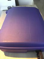 Reiskoffer valies samsonite, Ophalen, Gebruikt, Blauw, Wieltjes