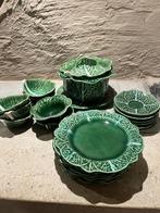Cabbage groen servies, Ophalen, Zo goed als nieuw, Compleet servies