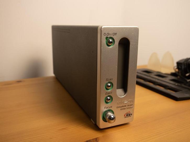 Minolta DiMAGE Scan Elite 5400 35mm film scanner, Audio, Tv en Foto, Fotocamera's Analoog, Gebruikt, Minolta, Ophalen