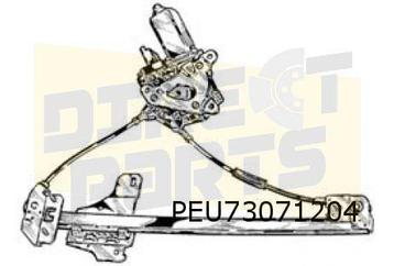 Citroen/Fiat/Lancia/Peugeot Raammechaniek Rechts achter (elb beschikbaar voor biedingen