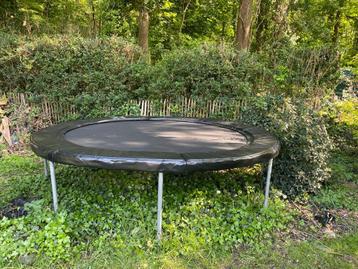 Degelijke Ronde Trampoline 3,60 m zwart, Kinderen en Baby's, Speelgoed | Buiten | Trampolines, Ophalen, Gebruikt
