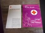 Boekje + folder Rode Kruis, Rode Kruis, Utilisé, Enlèvement ou Envoi